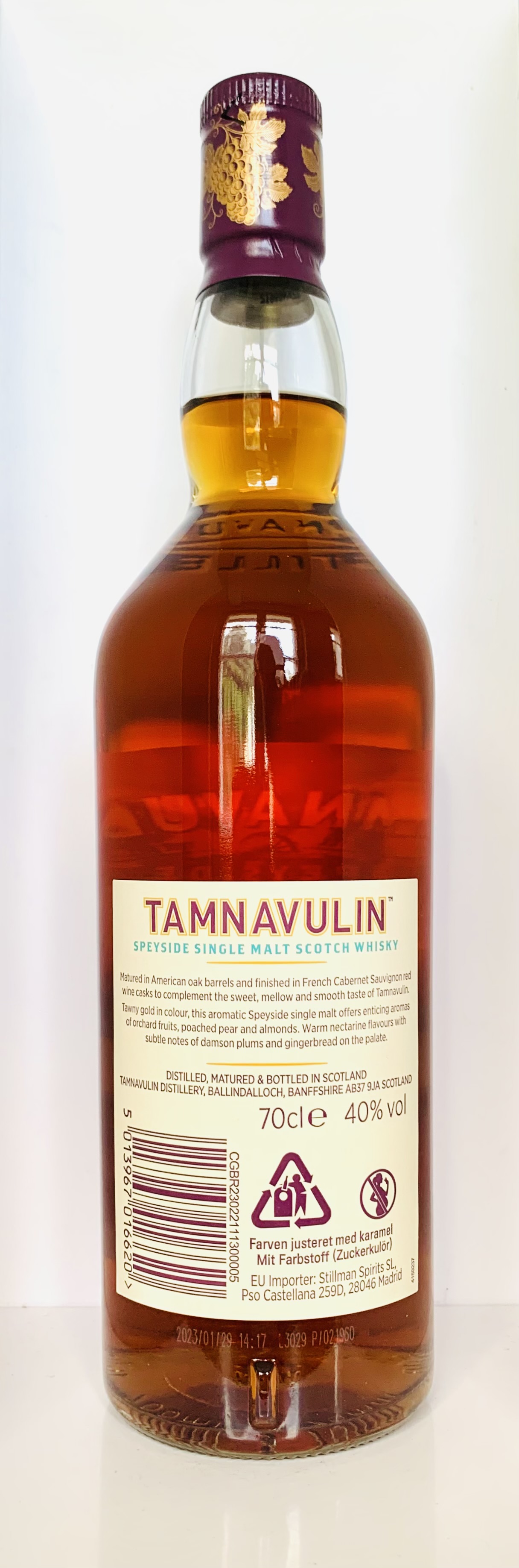 Tamnavulin Red Wine Cask Edition No.1 French Cabernet Sauvignon Cask Finish