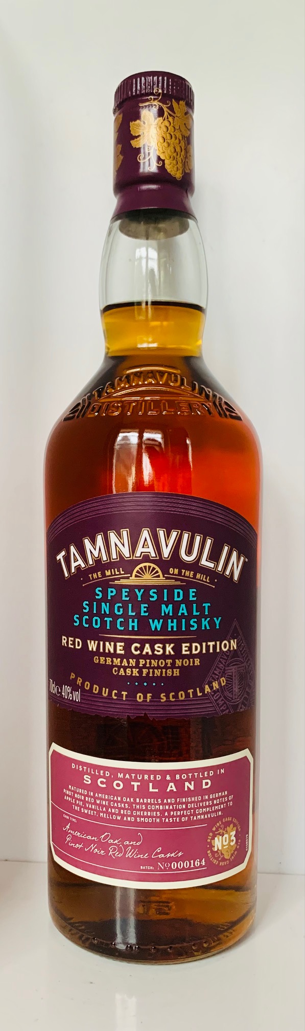 Tamnavulin Red Wine Cask Edition No.3 German Pinot Noir Cask Finish
