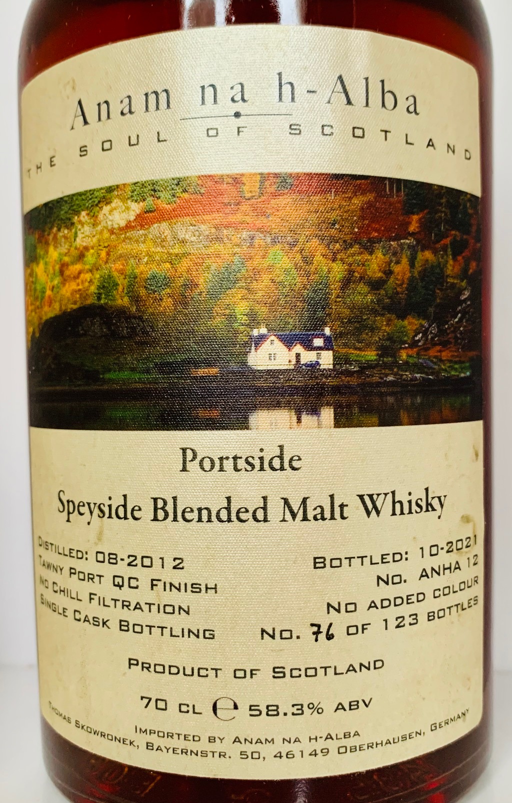 Portside Speyside Blended Malt Whisky Twany Port QC Finish