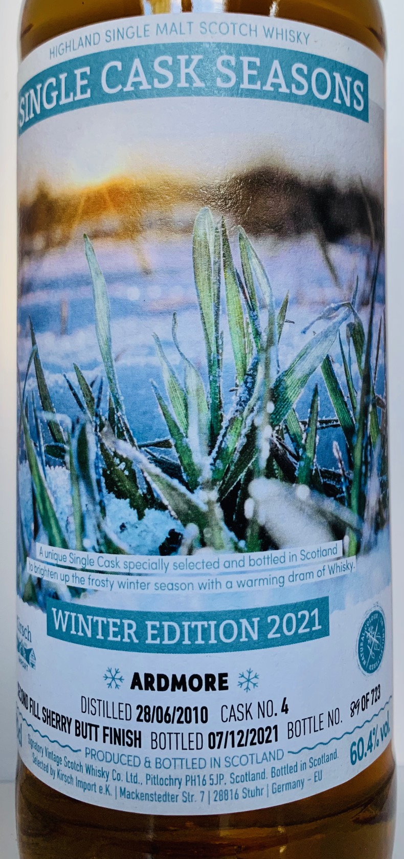 Ardmore 2010/2021 Single Cask Seasons Winter 2021 #4