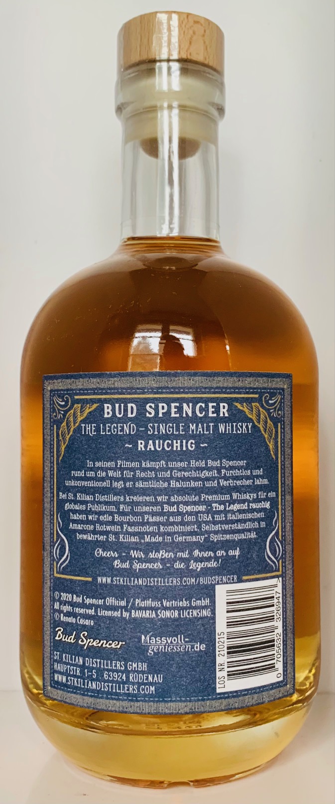 Bud Spencer Whisky – The Legend Batch 1 rauchig