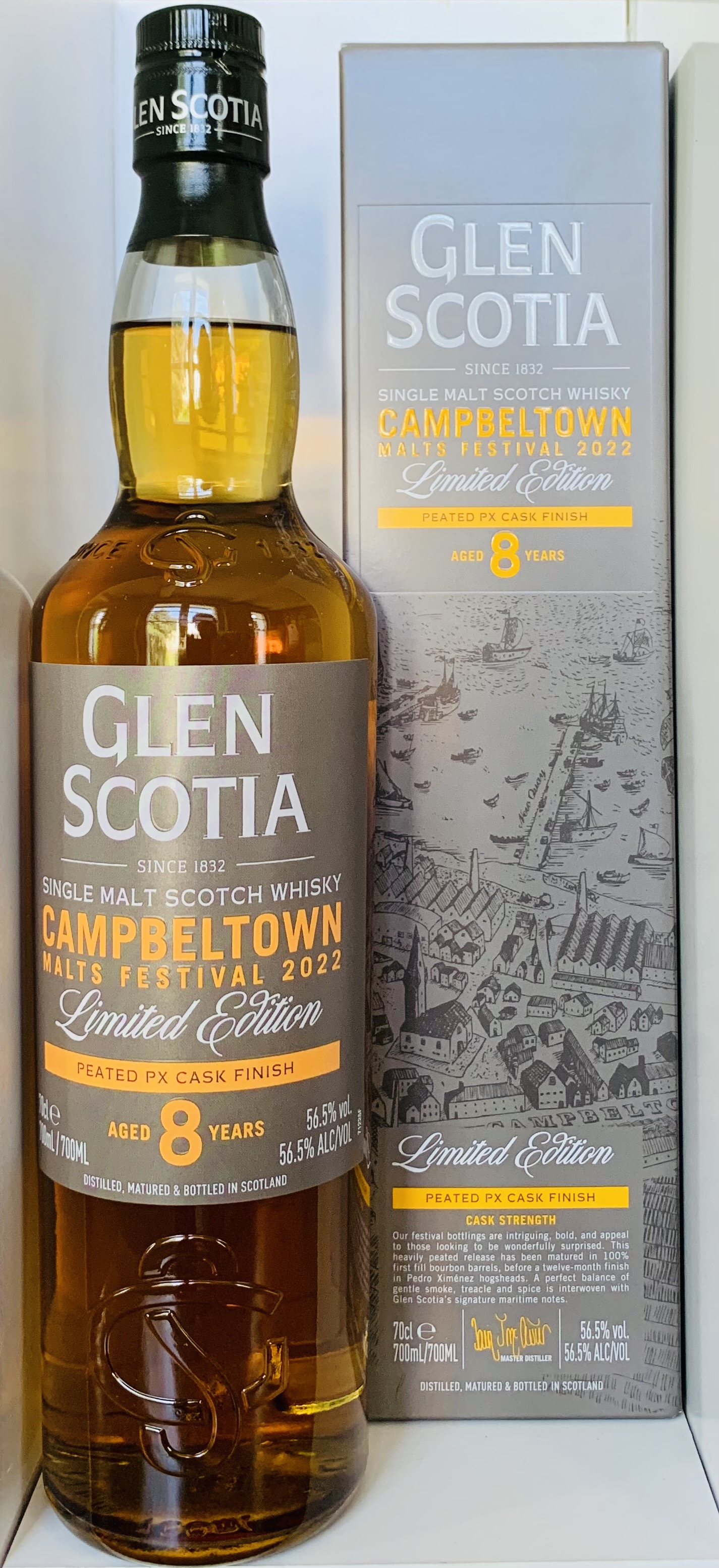 Glen Scotia 8 Jahre Peated PX Sherry Finish Campbeltown Malts Festival 2022
