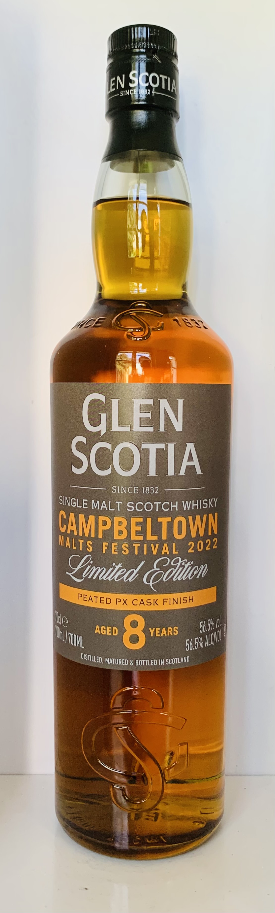 Glen Scotia 8 Jahre Peated PX Sherry Finish Campbeltown Malts Festival 2022