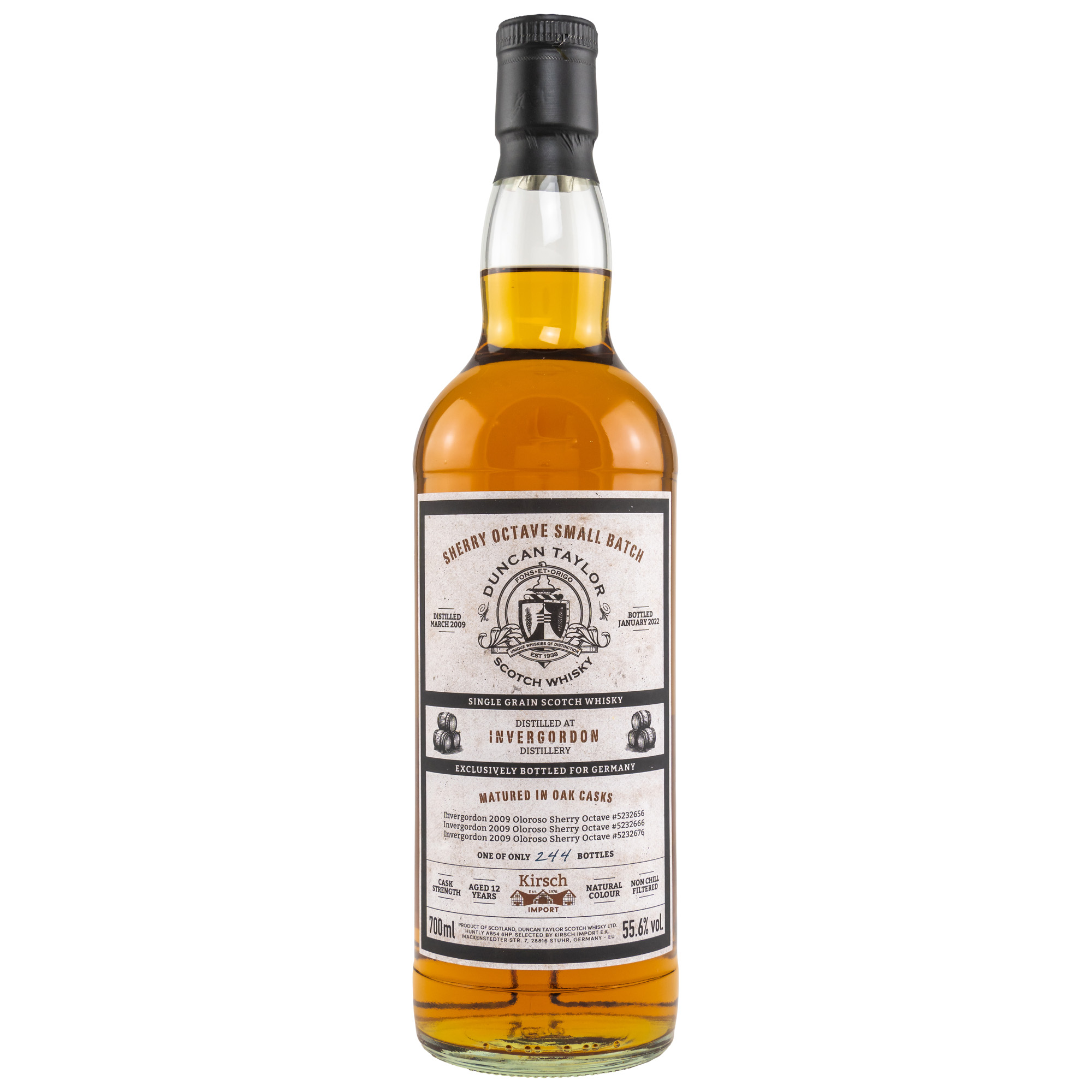 Invergordon 12 Jahre  2009/2022  Exclusively Bottled for Germany