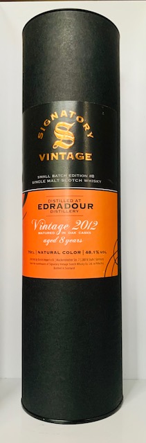 Edradour Vintage 2012, 8 Jahre Signatory